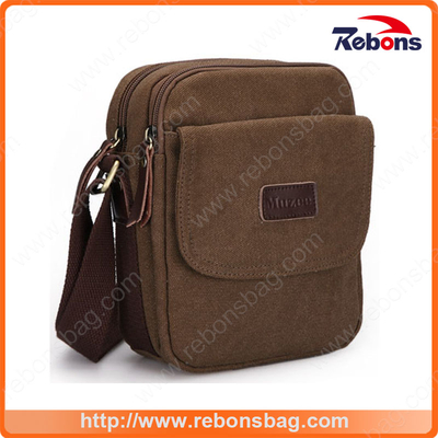 Promotional Premium Quality Customized Handmade Messenger Bag Cotton Canvas Shoulder Bag