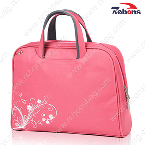 Designer Ladies Pink Laptop Brief Bags for Office Business Documents