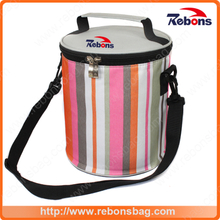 High Quality OEM Picnic Bag Lightweight Rainbow Pattern Fresh Keeping Cooler Bag for Traveling