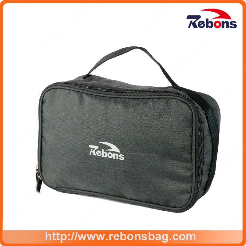 Black Travel Cosmetic Bag Mens Designer Wash Bags