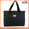 Personalized Classic Good Quality Black Ladies Non Woven Shopping Tote Hand Bag