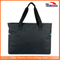 Personalized Classic Good Quality Black Ladies Non Woven Shopping Tote Hand Bag