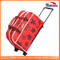 Multifunctional Laptop Trolley Bag Fashionable Trolley Bag with Flower Pattern