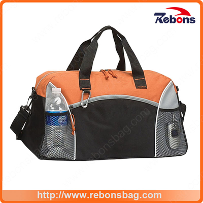 High End Brand Name OEM ODM Portable Trendy Travel Bag with Mesh Bottle Pockets